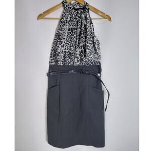ALYN PAIGE NEW YORK 1459-CE1 Halter Dress Knee Length Size 11/12